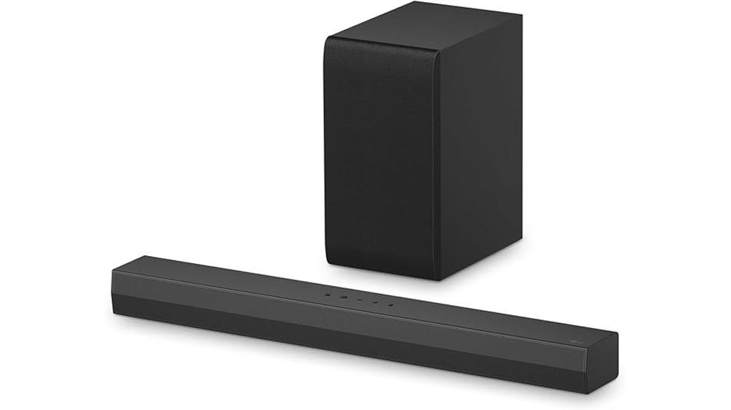 lg soundbar with subwoofer