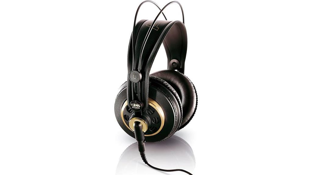 akg gold studio headphones