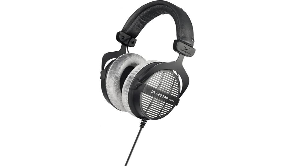 studio headphones with impedance